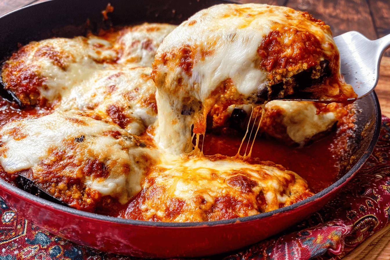 Italian Chicken and Eggplant Bake Recipe