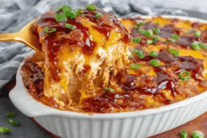Keto BBQ Chicken Casserole