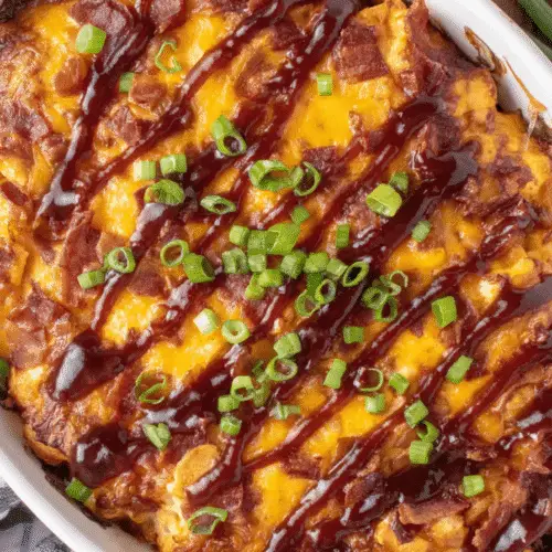 Keto BBQ Chicken Casserole Recipe
