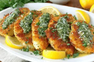 Lemon Herb Chicken Cutlets