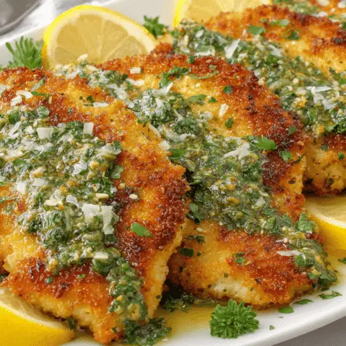 Lemon Herb Chicken Cutlets Recipe