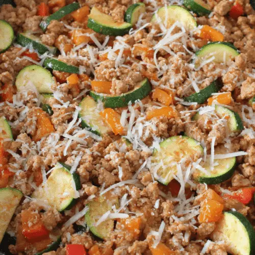 Low-Carb Italian Ground Turkey Skillet Recipe