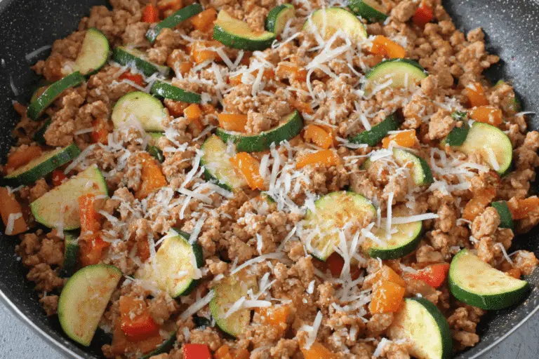 Low-Carb Italian Ground Turkey Skillet Recipe