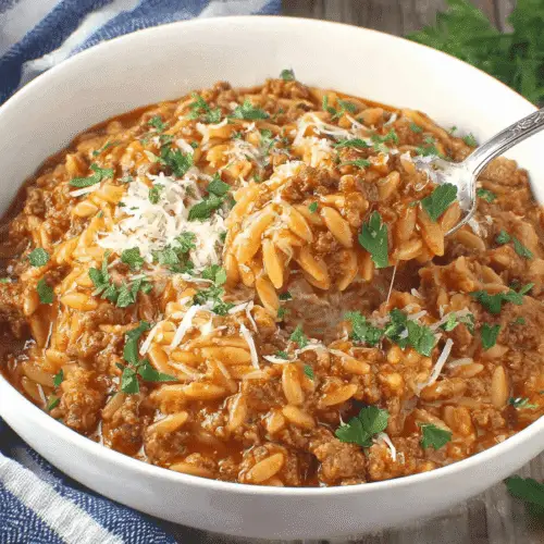 Manestra (Greek Orzo Comfort Food) Recipe
