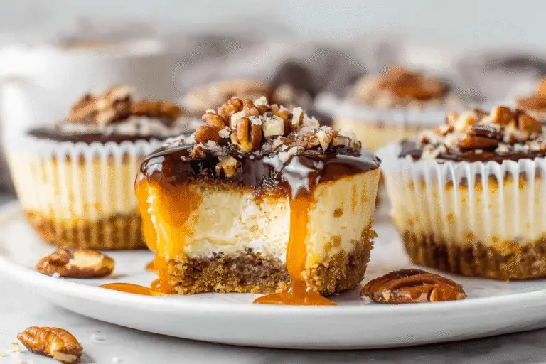 Mini Turtle Cheesecakes Recipe