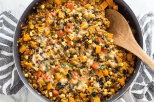 One Pot Vegetarian Mexican Lentils