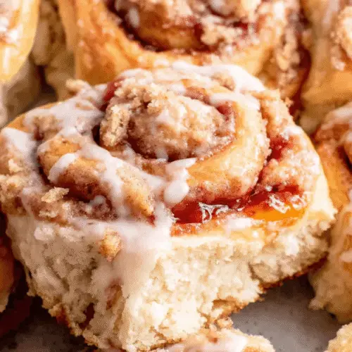 Peach Cobbler Cinnamon Rolls Recipe