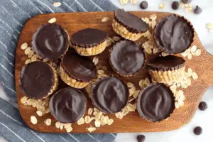 Peanut Butter Oat Chocolate Cups