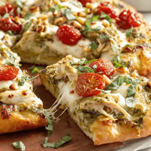 Pesto Chicken Pizza Recipe