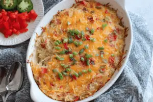 Pimento Cheese Hash Brown Casserole