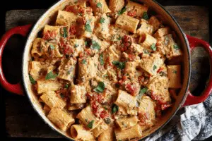 Rigatoni with Eggplant and Ricotta