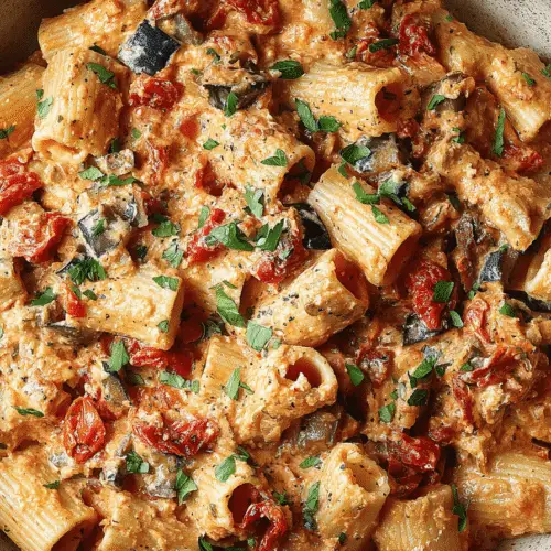 Rigatoni with Eggplant and Ricotta Recipe