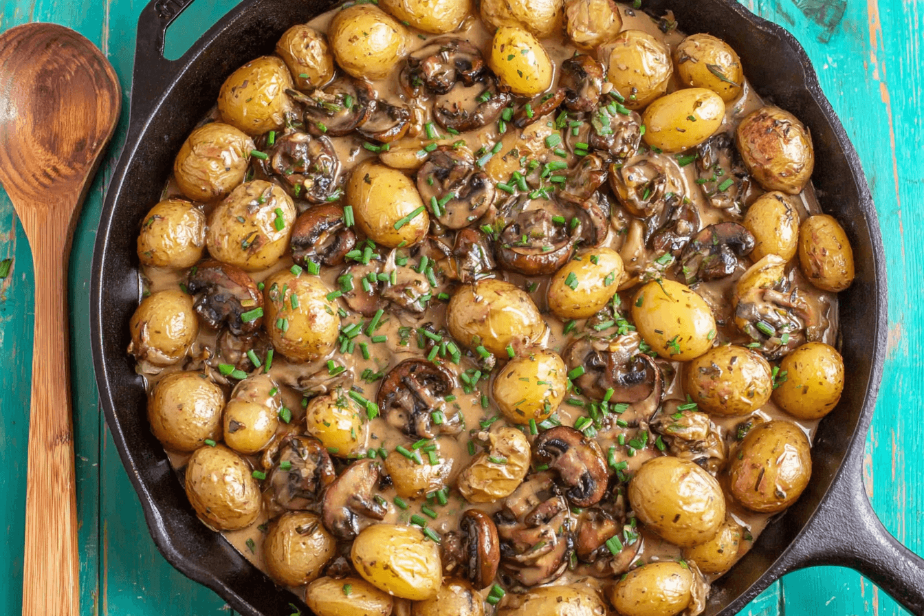 Roasted Mushroom and Potato Delight Recipe