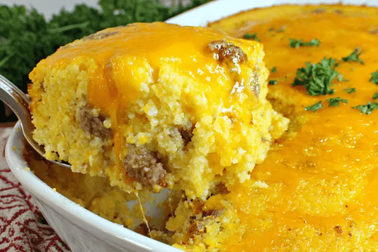 Sausage and Cheddar Grits Casserole Recipe