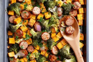 Sausage and Sweet Potato Bake