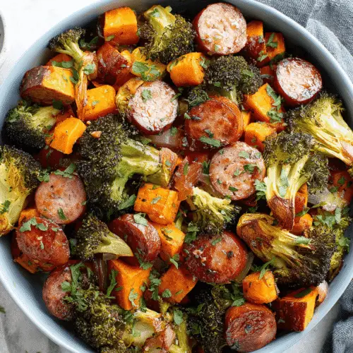 Sausage and Sweet Potato Bake Recipe