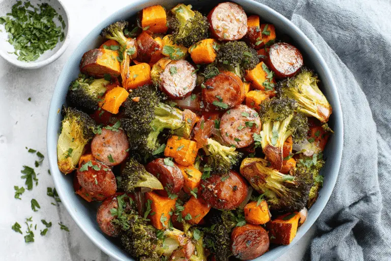 Sausage and Sweet Potato Bake Recipe
