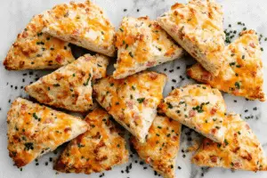 Savory Ham & Cheese Scones