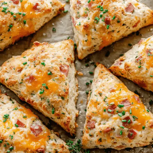Savory Ham & Cheese Scones Recipe