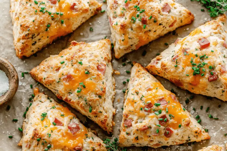 Savory Ham & Cheese Scones Recipe
