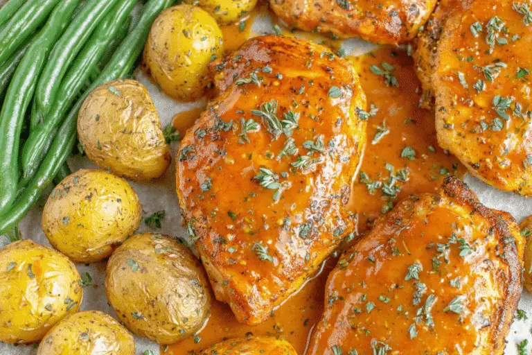 Sheet Pan Honey Dijon Chicken With Veggies Recipe