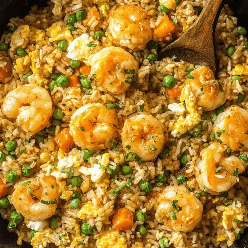 Shrimp Fried Rice with Garlic Butter Recipe