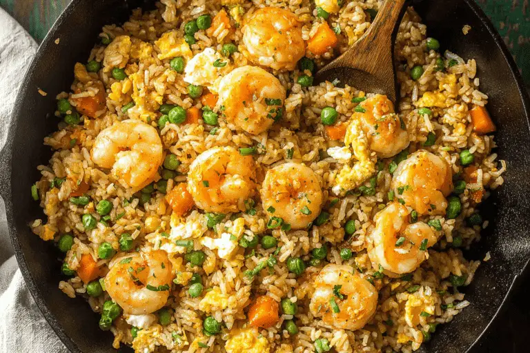 Shrimp Fried Rice with Garlic Butter Recipe