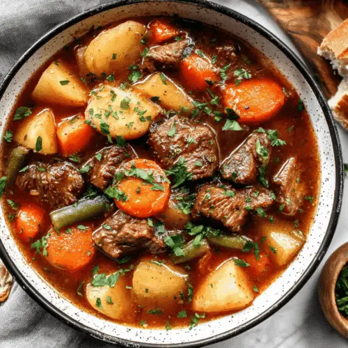 Slow Cooker Beef Stew With Hearty Root Vegetables Recipe