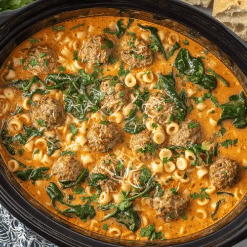 Slow Cooker Meatball Soup Recipe