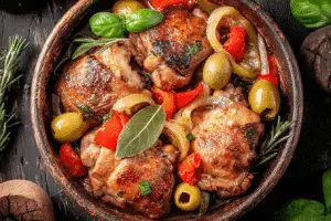 Slow Cooker Mediterranean Chicken