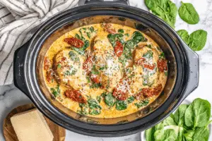Slow Cooker Tuscan Chicken
