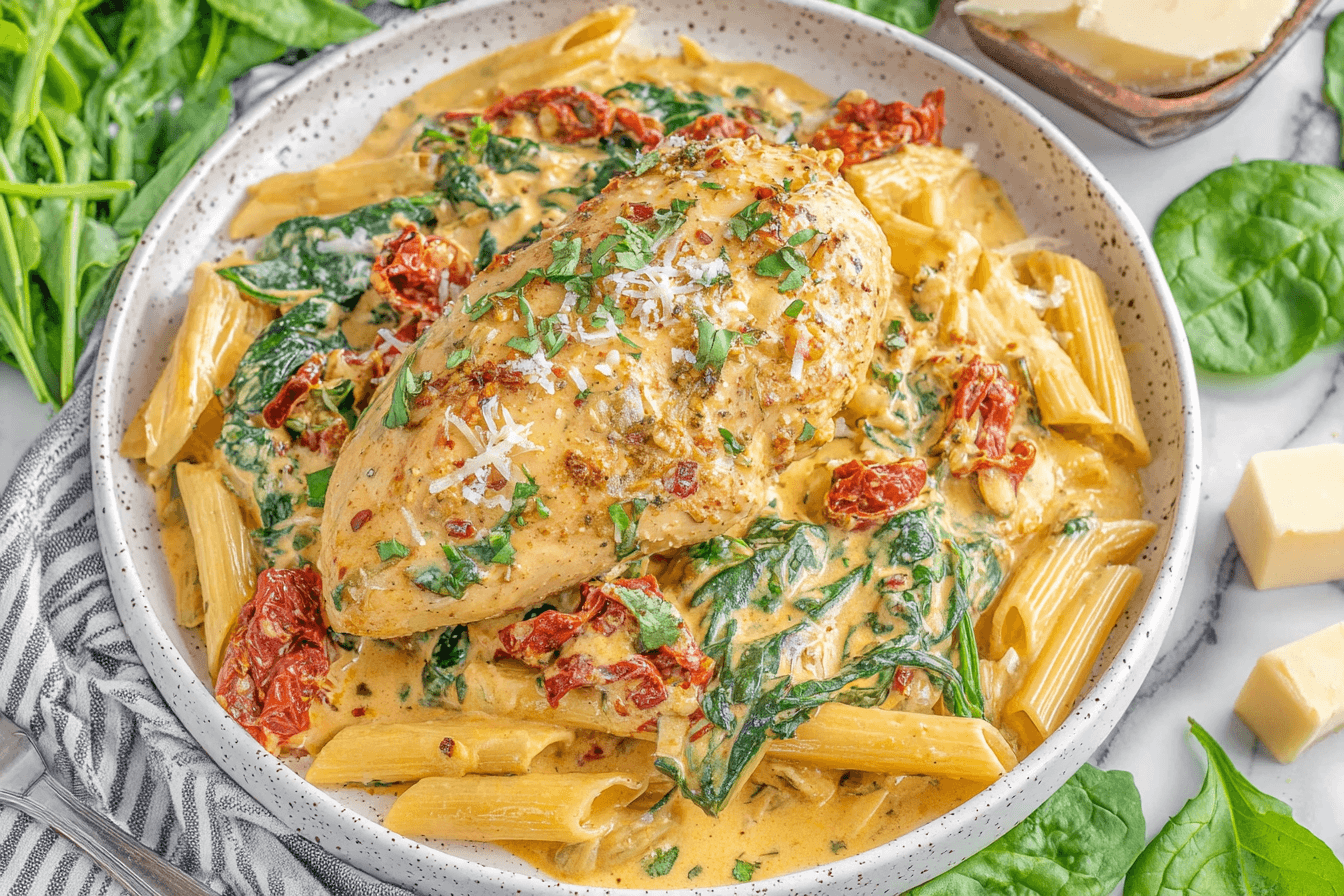 Slow Cooker Tuscan Chicken Recipe