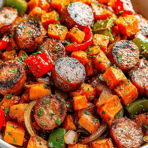 Smoked Sausage and Sweet Potatoes Delight Recipe