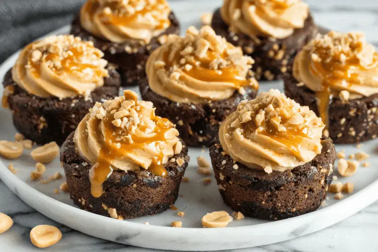 Snickers Brownie Bites Recipe