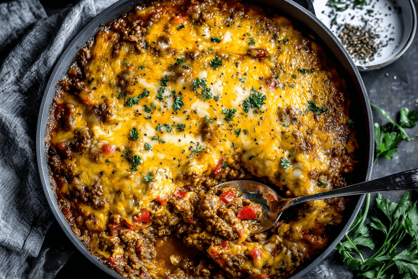 Turkey Sloppy Joe Casserole Recipe