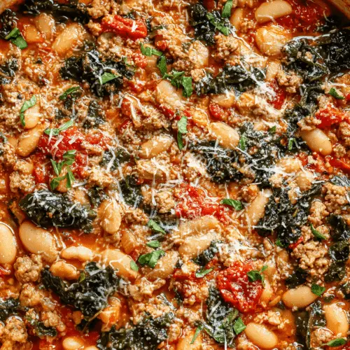 Tuscan Turkey And White Bean Skillet Recipe