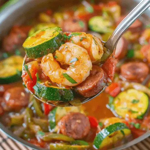 Shrimp and Sausage Skillet Recipe