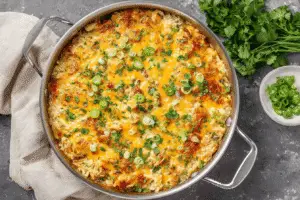 Green Chile Chicken And Rice Casserole