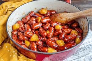 Pineapple Brown Sugar Mississippi Lil’ Smokies Bites