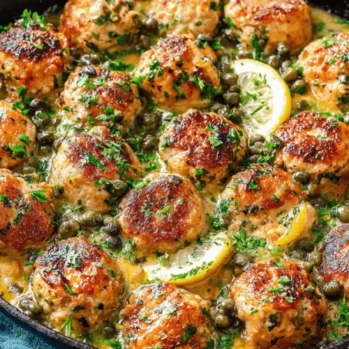 Lemon Chicken Meatballs Recipe