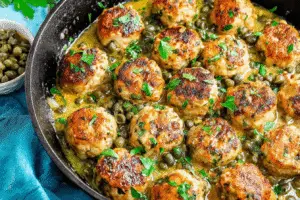 Lemon Chicken Meatballs