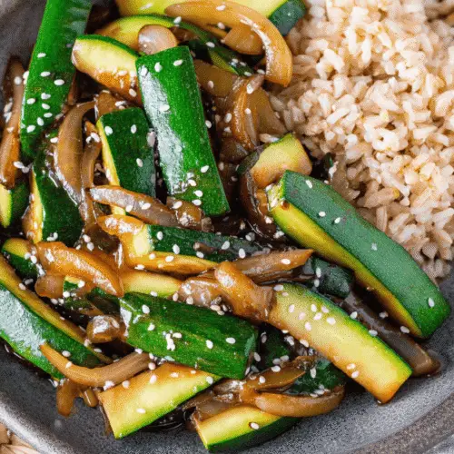 Japanese Zucchini & Onion Stir-Fry Recipe