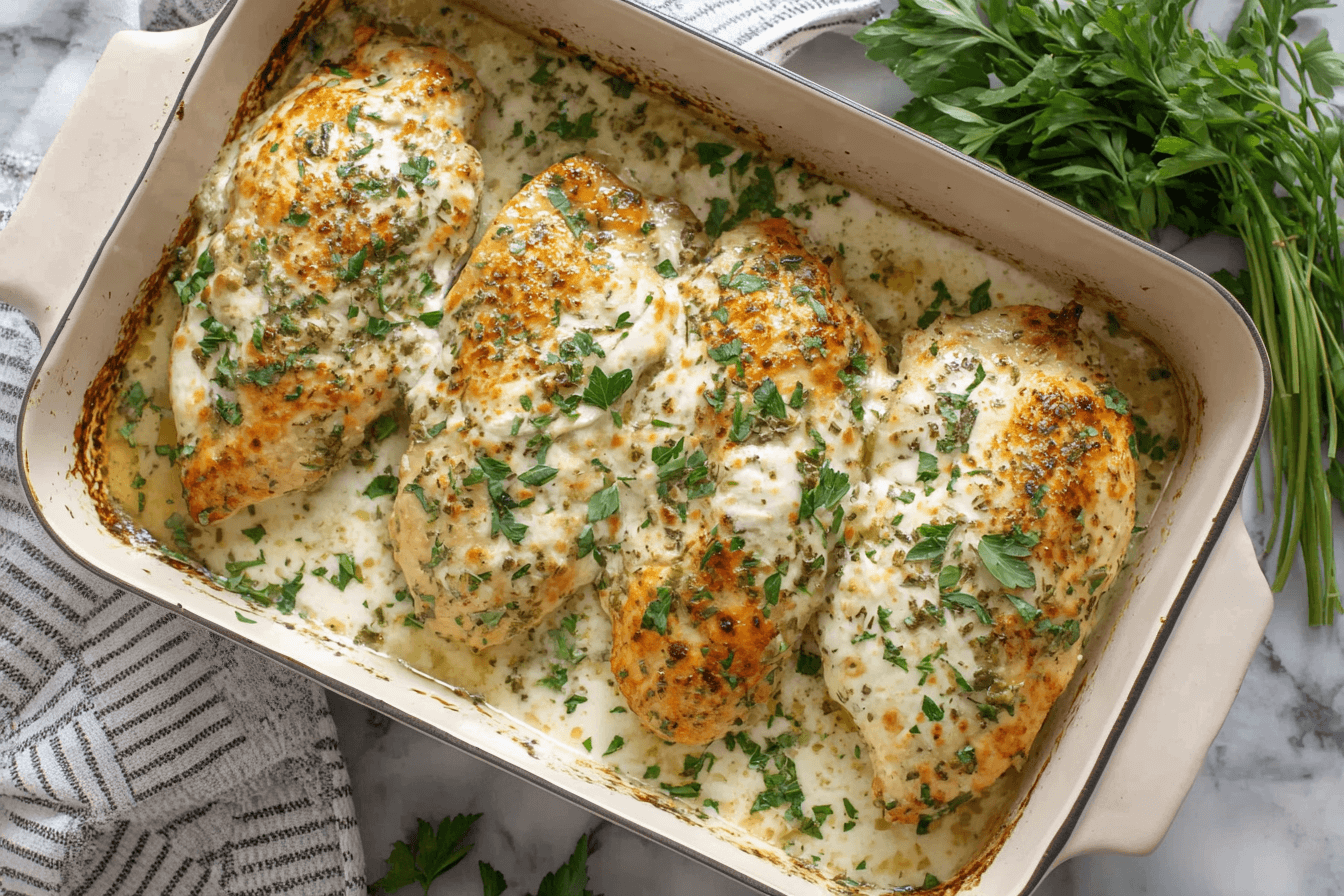 Creamy Sour Cream Chicken Bake Recipe