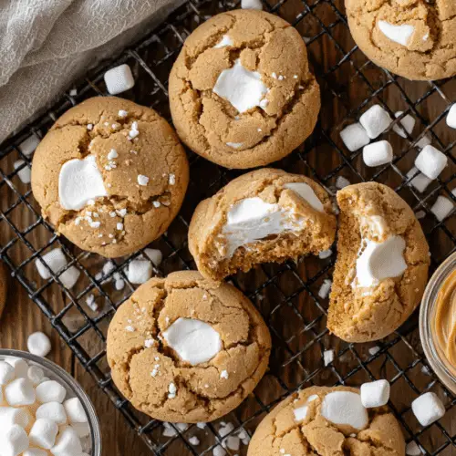 Peanut Butter Marshmallow Cookies Recipe