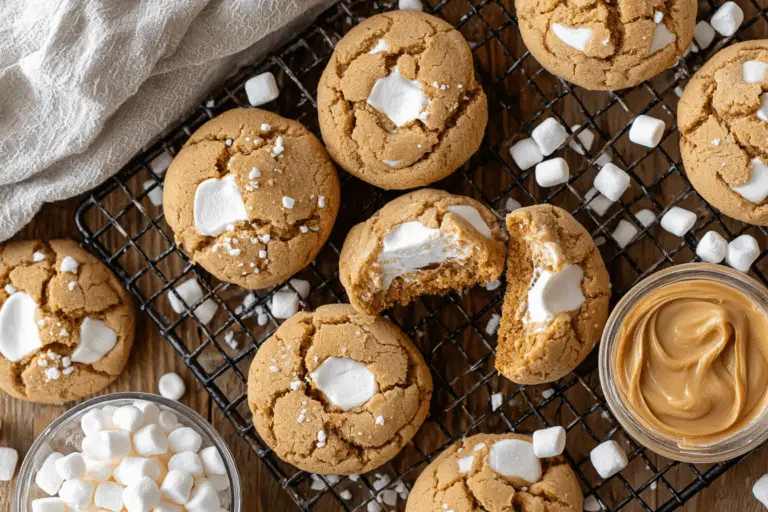 Peanut Butter Marshmallow Cookies Recipe