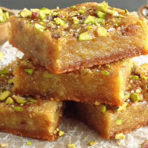 Browned Butter Pistachio Bars Recipe