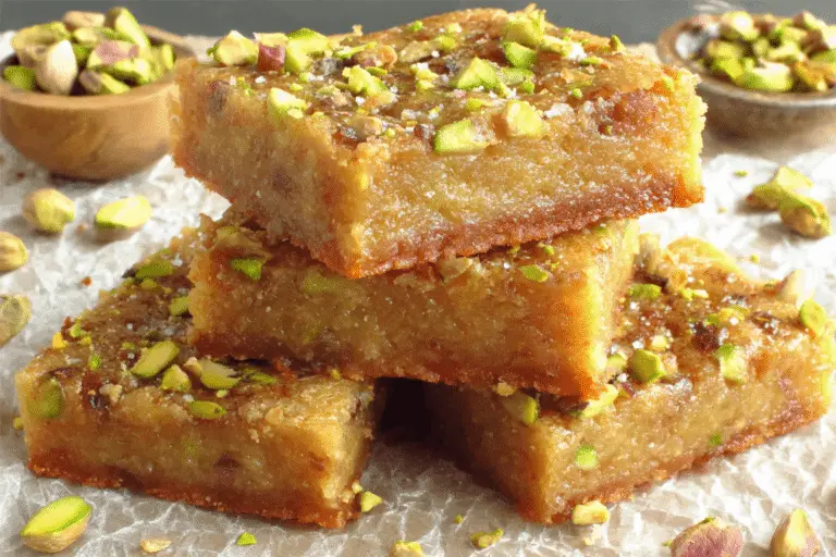 Browned Butter Pistachio Bars Recipe