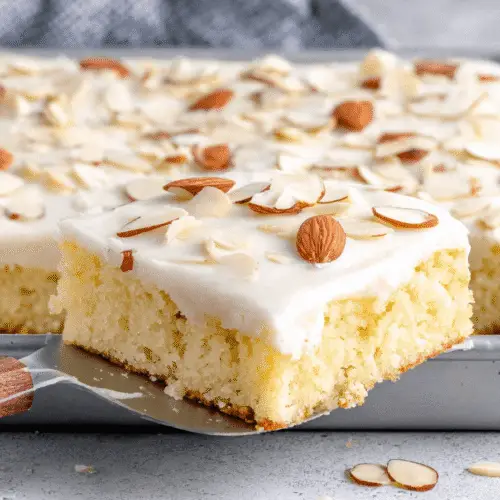 Almond Butter Cake with Icing Recipe