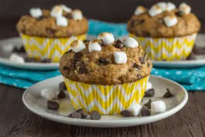 Banana S'mores Cupcakes