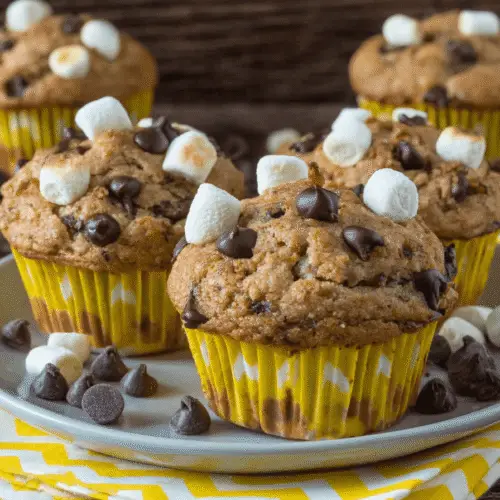 Banana S'mores Cupcakes Recipe